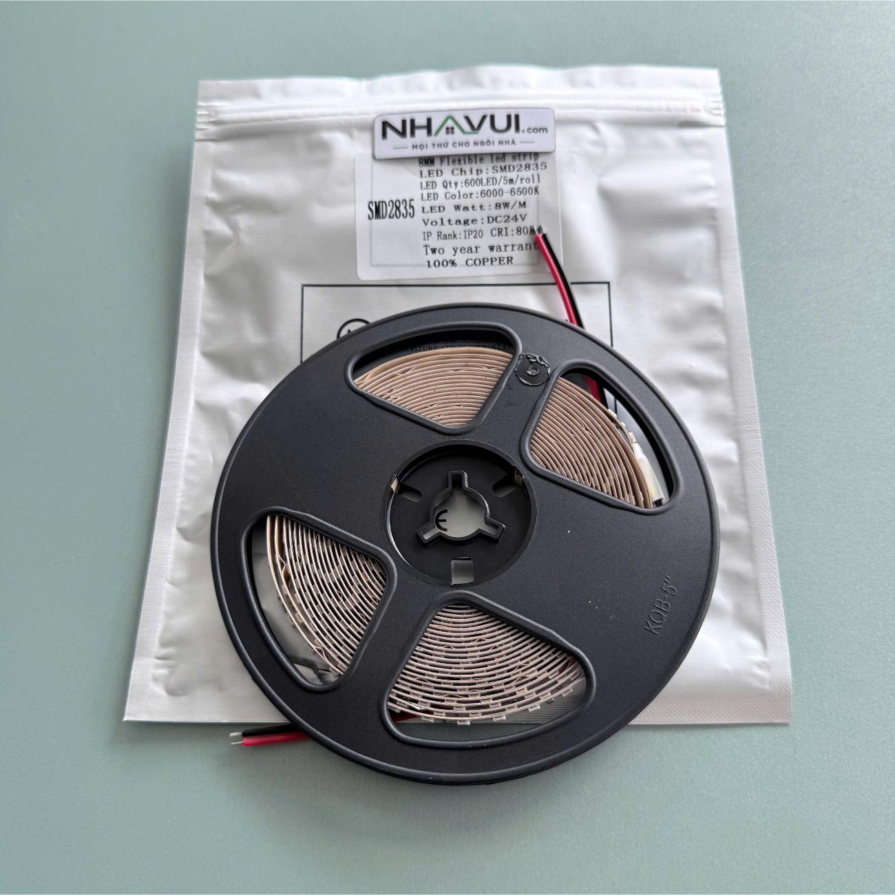 Đèn LED dây JCVTECH SMD2835 8W 24V